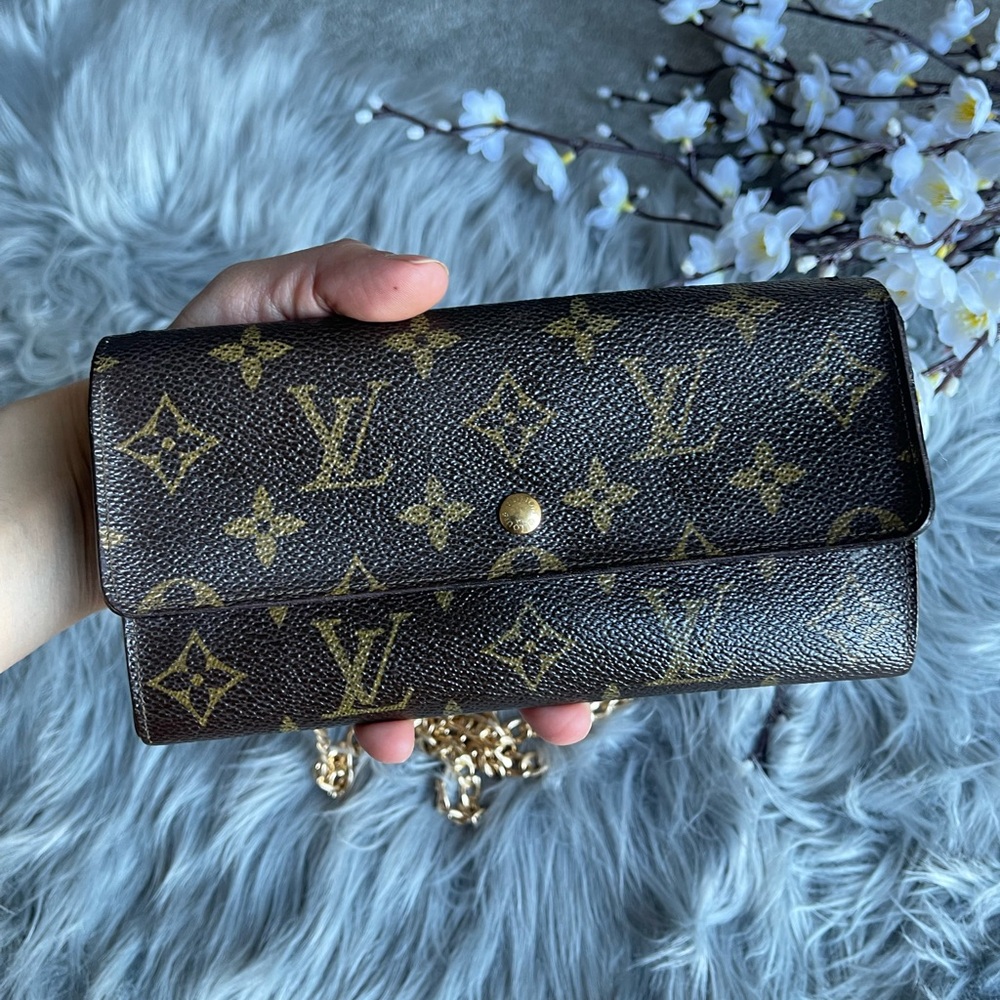 Authentic Louis Vuitton vintage monogram long wallet 891 AN - Picture 3 of 16